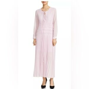 Maje Light Pink Long Sleeve Dress